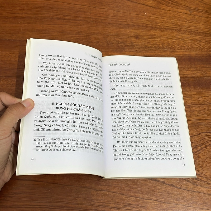 II Tựa sách: Liệt Tử Dương Tử - Nguyễn Hiến Lê - 2002 496891