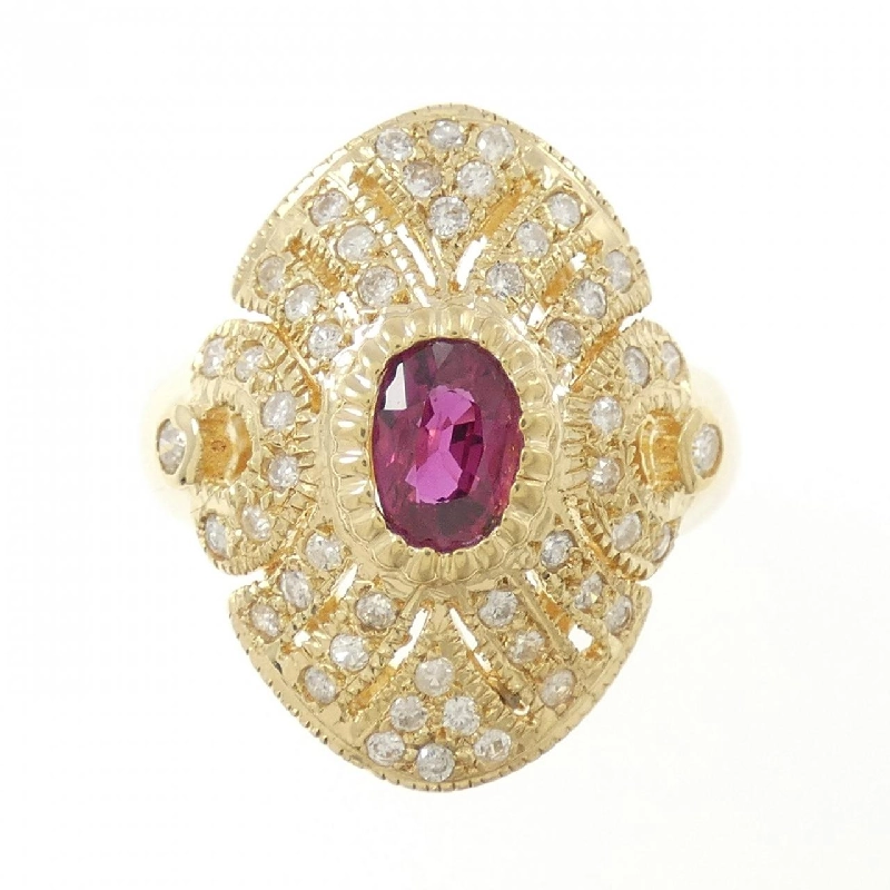 Nhẫn Ruby K18YG 0.63CT 670431