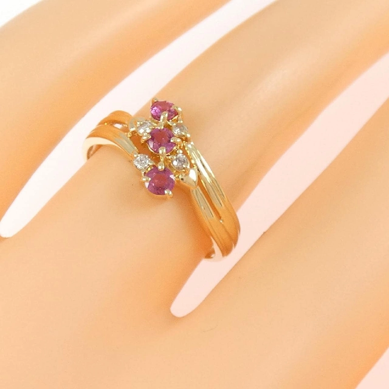 Nhẫn Ruby K18YG - Hàng hiệu Chính hãng 848365