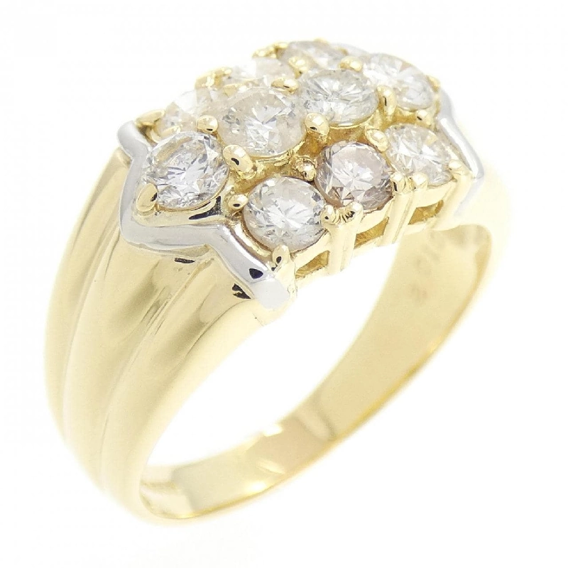 Nhẫn kim cương K18YG/PT850 1.02CT 669484