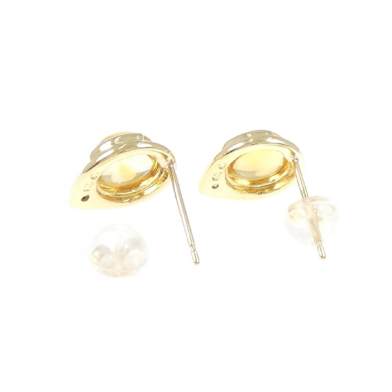 K18YG Citrine Bông tai - Hàng hiệu Chính hãng 867911