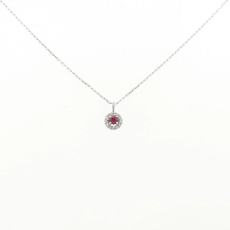 Dây chuyền ruby PT900 0.04CT - Hàng hiệu Chính hãng 859545