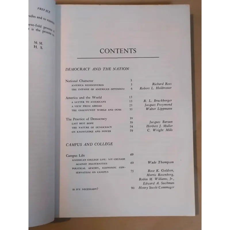 Cross Section: Essays on Contemporary America (Hardcover) 1004722