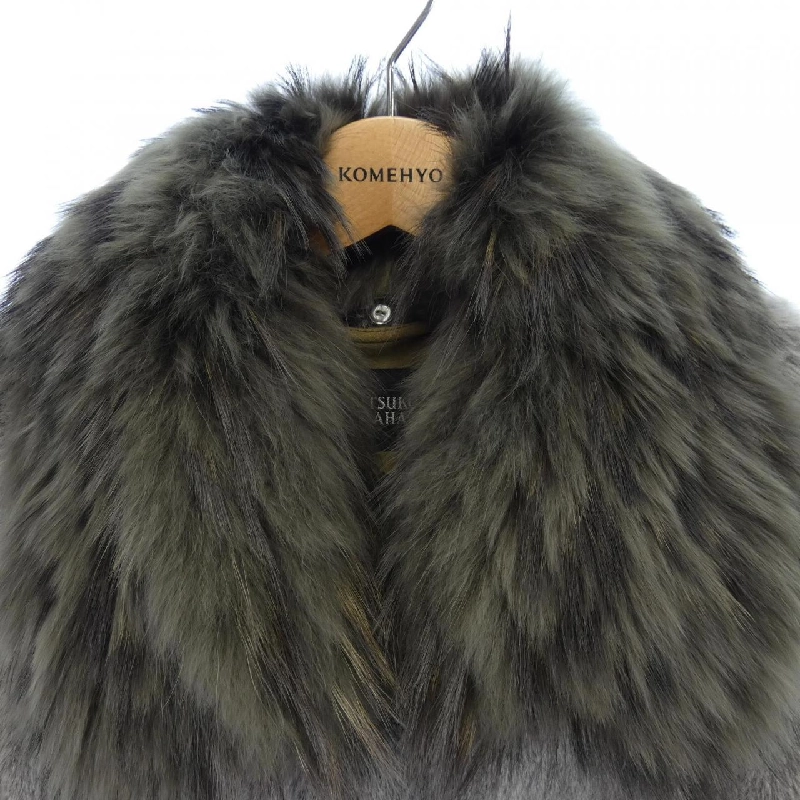 RITSUKO SHIRAHAMA Áo khoác lông cừu - Hàng hiệu Authentic 820815