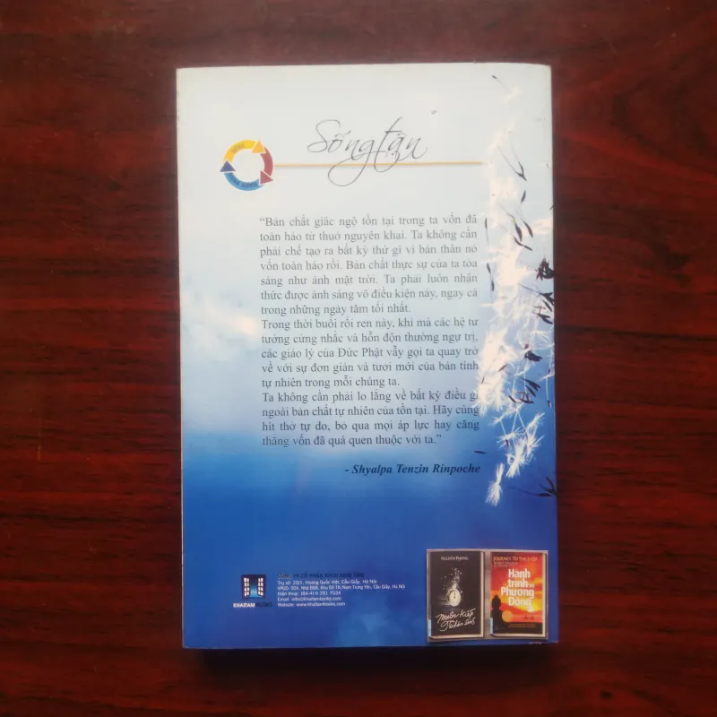 [Sách Phật Giáo] Sống Tận (Shyalpa Tenzin Rinpoche) Tận Hưởng Niềm Vui Trong Từng Hơi Thở 960967