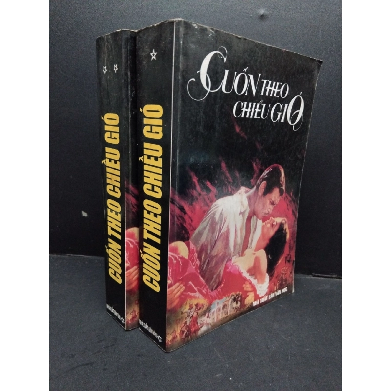 Bộ 2 cuốn Cuốn theo chiều gió (tập 1,2) mới 60% bẩn bìa, ố vàng, bung trang, gấp bìa 1997 HCM2110 Margaret Mitchell VĂN HỌC 917733