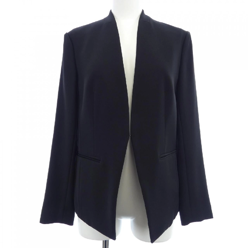 Theory luxe Áo khoác không cổ 631150