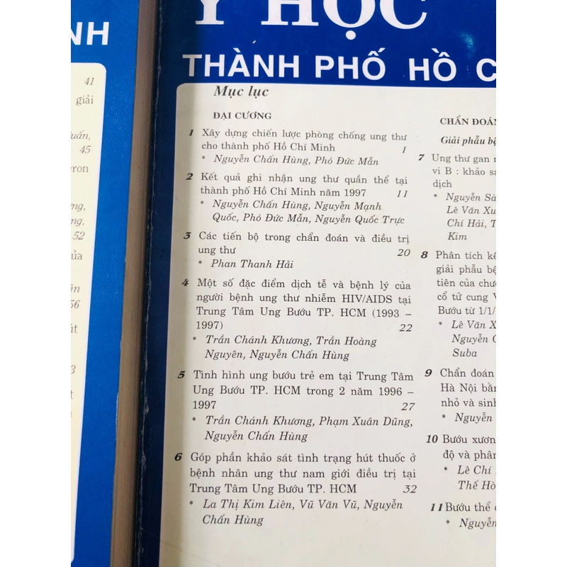 BỌ 2 cuốn Y học TP Hồ Chí Minh chuyên đề Ung Bướu Học 1998 & 2004 447393