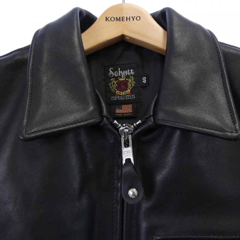 Áo khoác da SCHOTT - Hàng hiệu Authentic 884785