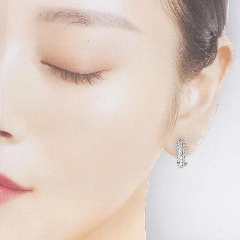 Bông tai/khuyên tai kim cương K18WG 1.00CT - Hàng hiệu chính hãng 867566