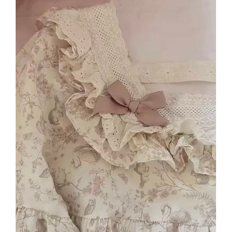 Set đồ ngủ tiểu thư Hàn Quốc freesize 82885
