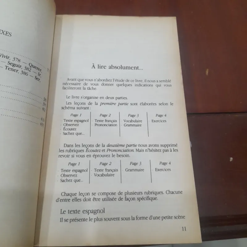 ESPAGNOL Débutant PRATIQUE DE BASE 798979