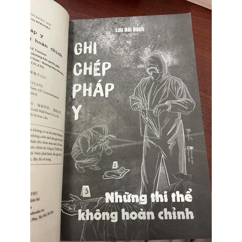 GHI CHÉP PHÁP Y-NHỮNG THI THỂ KHÔNG HOÀN CHỈNH - LƯU BÁT BÁCH  995326