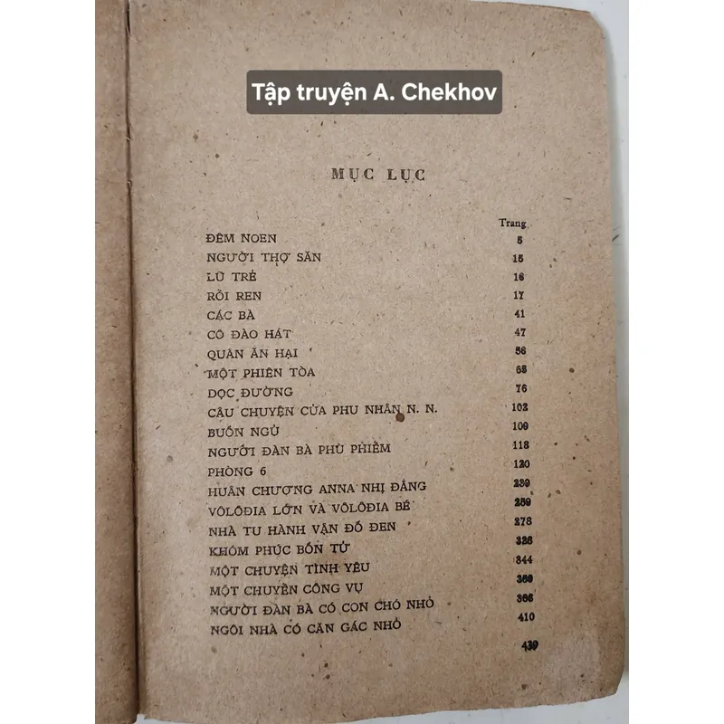 Tuyển tập Anton Chekhov 1978, dịch giả Cao Xuân Hạo và Phan Hồng Giang 711641