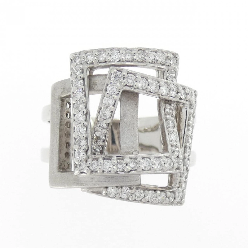 Nhẫn kim cương K18WG 0.60CT 666060