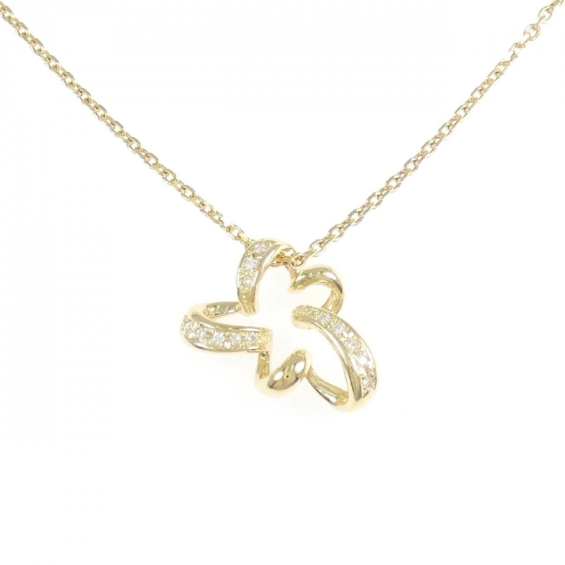 K18YG Dây chuyền kim cương 0.09CT - Hàng hiệu Authentic 857527