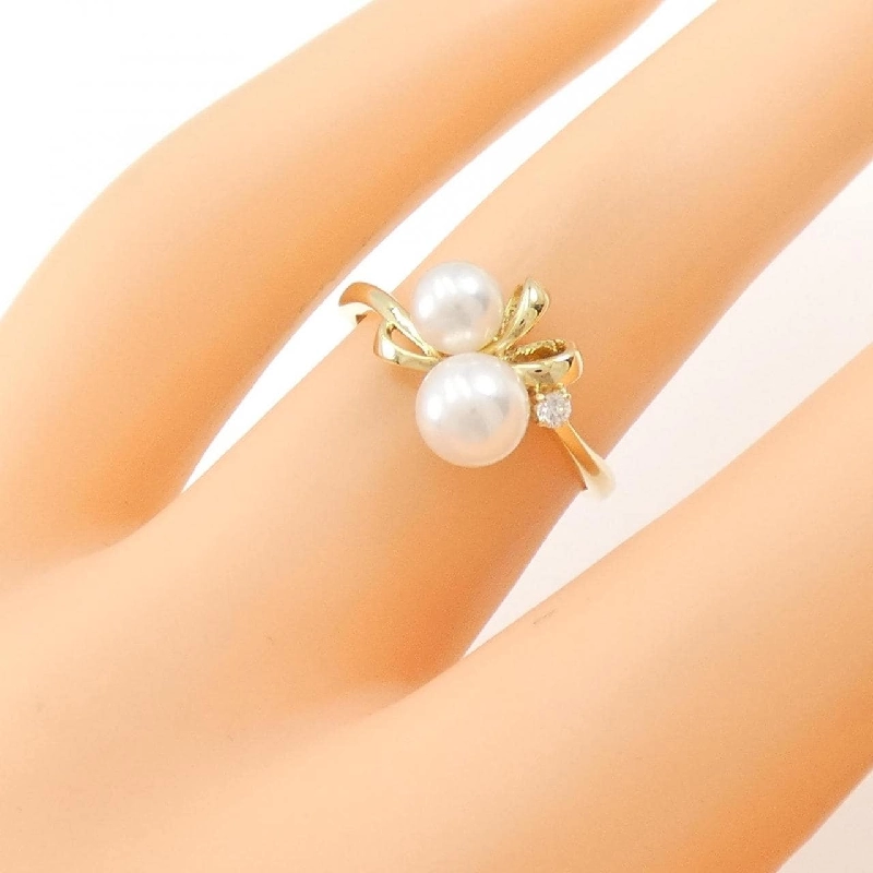 Nhẫn ngọc trai Akoya Mikimoto - Hàng hiệu Authentic 840702