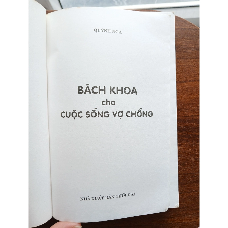 Bách khoa cho cuộc sống vợ chồng - Quỳnh Nga 537843
