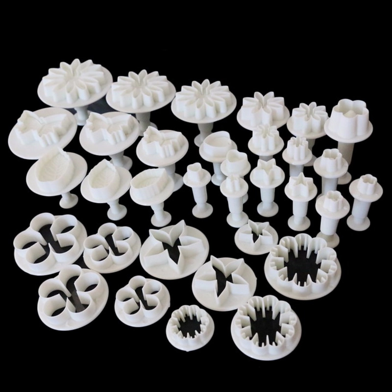 Bộ 33 dụng cụ tạo hình Fondant, Cutter, Cookie hoa lá – Mã số 1031 336037