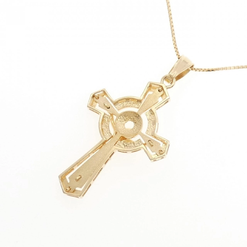 K18YG Dây chuyền hình chữ thập - Hàng hiệu Chính hãng 857606