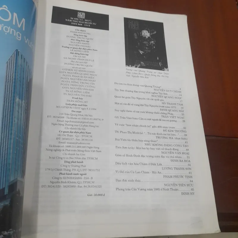 Tạp chí XƯA & NAY số 489 tháng 11-2017 756323