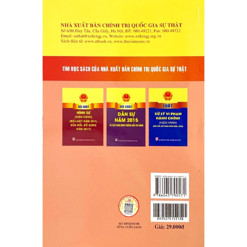 Luật Giao Thông Đường Bộ (Hiện Hành) (Sửa Đổi, Bổ Sung Năm 2018. 2019, 2023) - Quốc Hội 282332