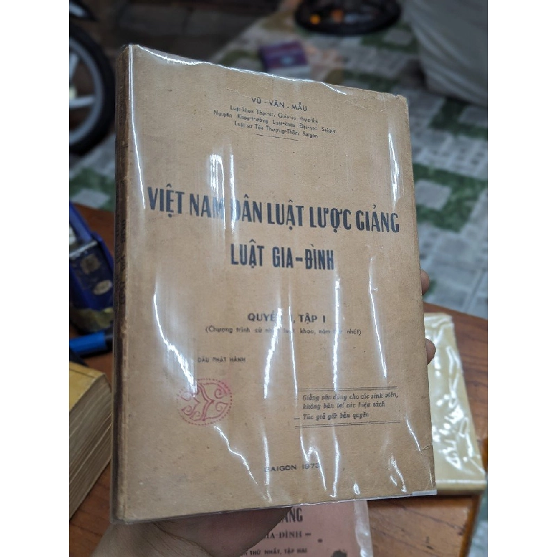 VIỆT NAM DÂN LUẬT LƯỢC GIẢNG - VŨ VĂN MẪU 149113