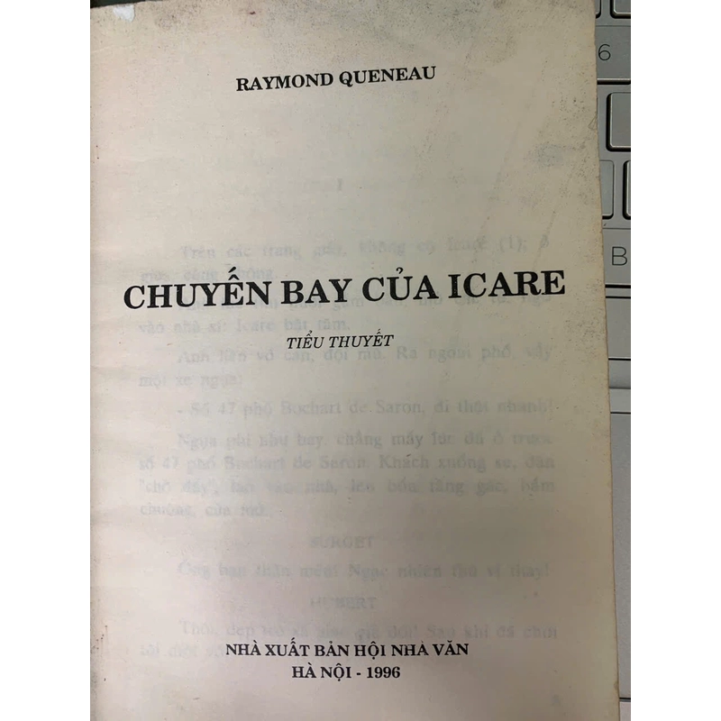 CHUYẾN BAY CỦA ICARE - RAYMOND QUENEAU 517889