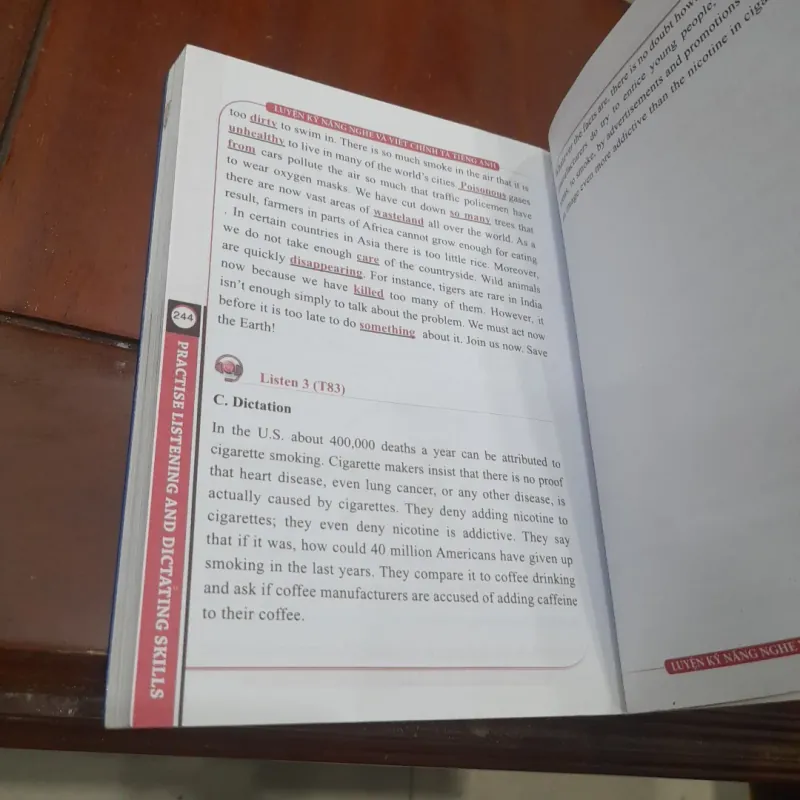 Luyện kỹ năng Nghe & Viết CHÍNH TẢ TIẾNG ANH (có CD) 750982