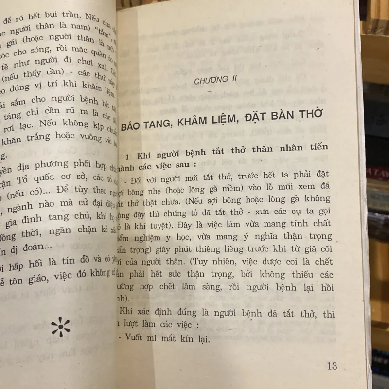 VIỆC TANG LỄ, LOẠI SÁCH PHONH TỤC (XB 1992) 760204