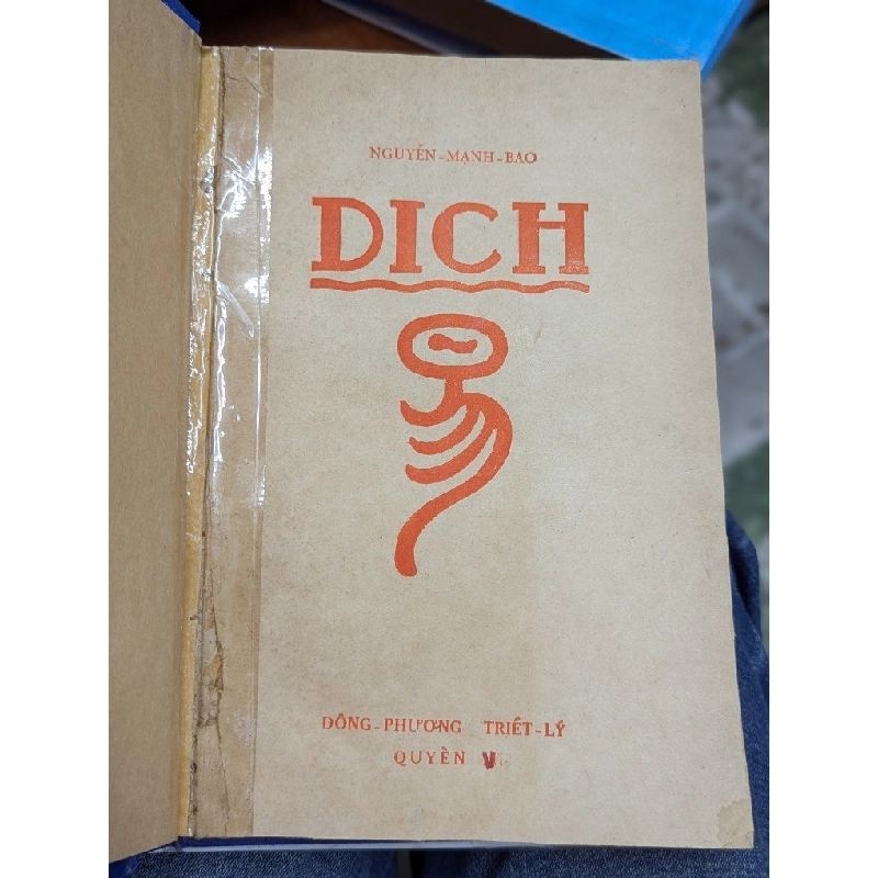 DỊCH KINH TÂN KHẢO - NGUYỄN MẠNH BẢO bản gốc trước 1975 122106