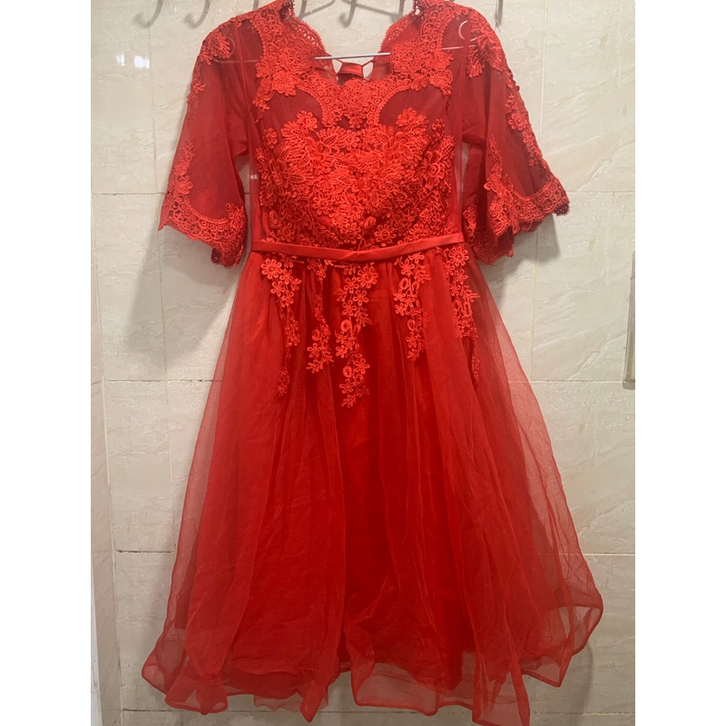 Đầm cưới dáng ngắn 499618