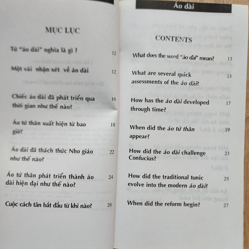Áo dài | Hữu Ngọc chủ biên | song ngữ Anh Việt 542154