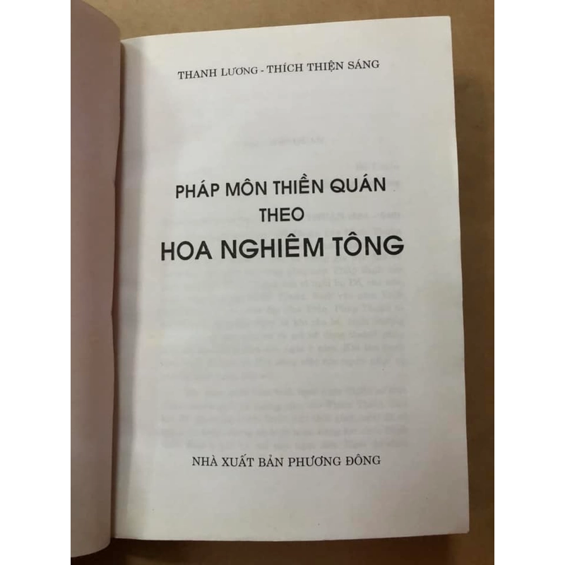Sách Pháp môn thiền quán theo Hoa Nghiêm Tông 305443