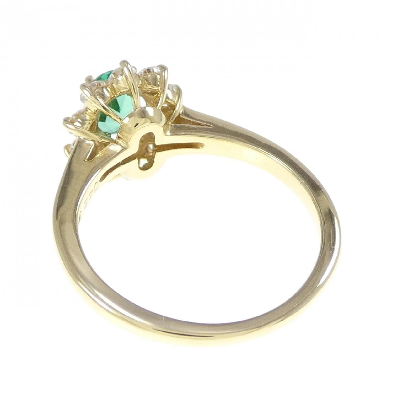 Nhẫn Emerald 750YG 0.42CT 667687