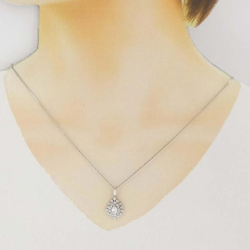 Dây chuyền kim cương PT900/PT850 0.42CT - Hàng hiệu Chính hãng 858543