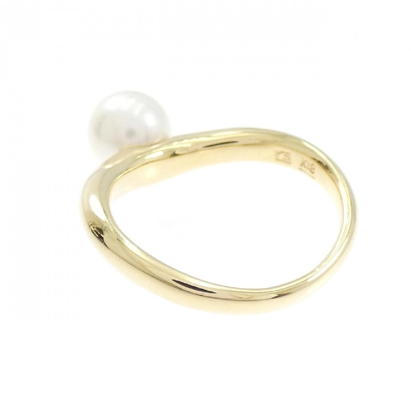 Nhẫn ngọc trai Akoya K18YG 6.5mm - Hàng hiệu Chính hãng 849936
