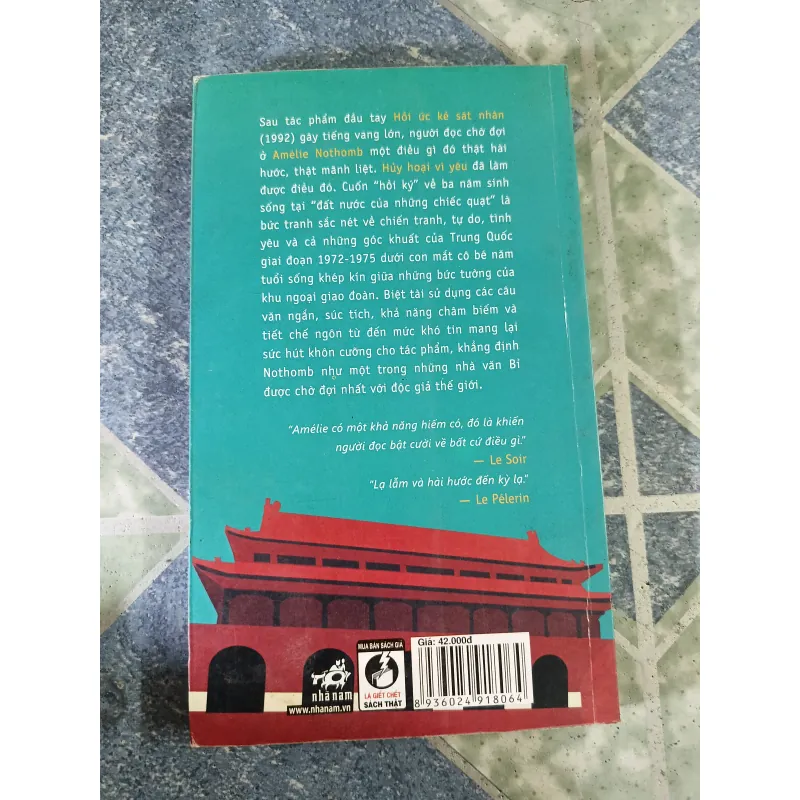 Hủy hoại vì yêu -  Amélie Nothomb 791641