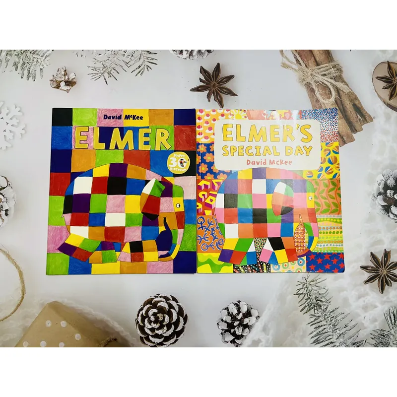 Set truyện ELMER – Chú voi sắc màu nổi tiếng  606293