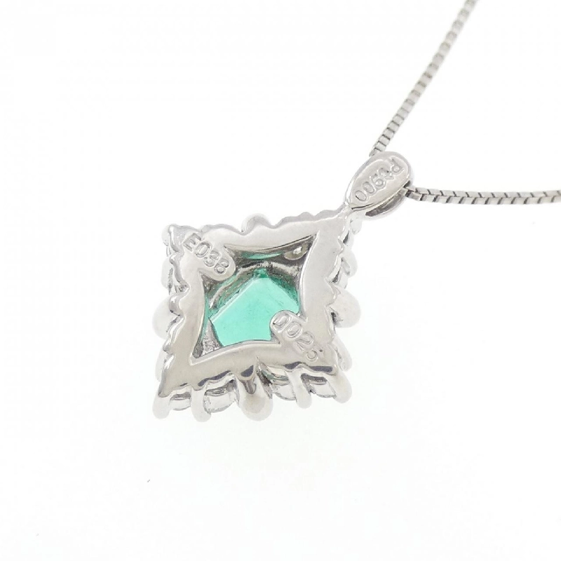 Dây chuyền ngọc lục bảo PT900/PT850 0.38CT - Hàng hiệu Authentic 856286