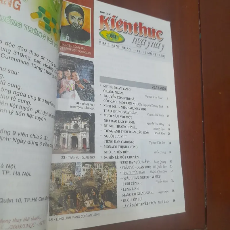 Tạp chí KIẾN THỨC NGÀY NAY số 661 ngày 20.12.2008 557134