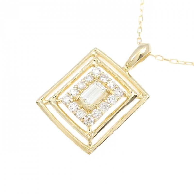 Dây chuyền kim cương K18YG 0.15CT - Hàng hiệu Chính hãng 868344