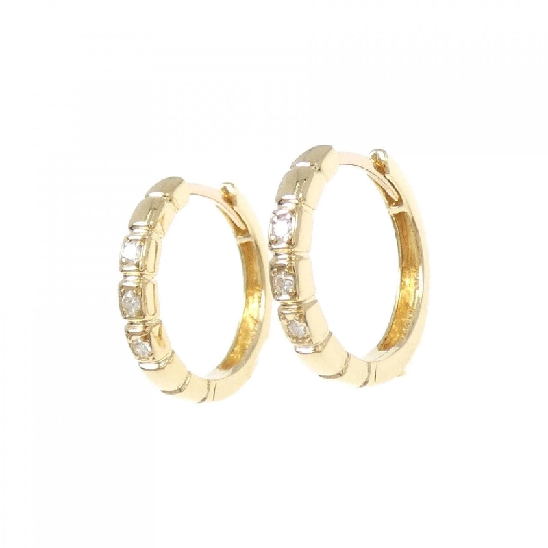 Bông tai kim cương K18YG 0.06CT - Hàng hiệu Chính hãng 866087