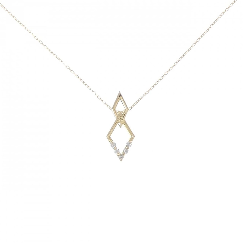 Dây chuyền kim cương K18YG 0.042CT - Hàng hiệu Chính hãng 858817