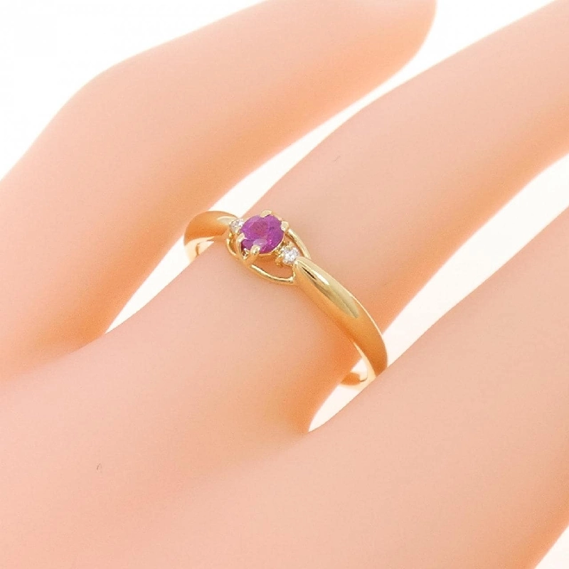 Nhẫn Ruby K18YG - Hàng hiệu Chính hãng 849070