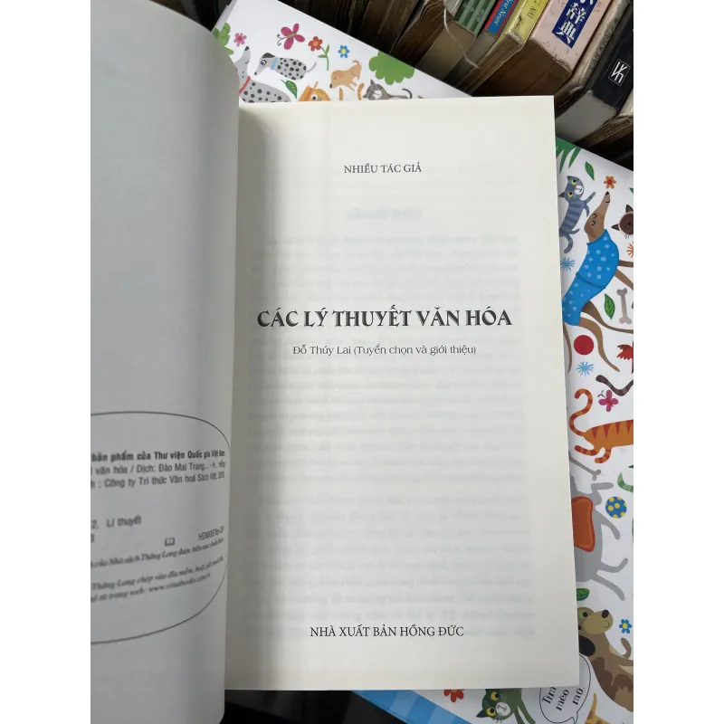 CÁC LÝ THUYẾT VĂN HOÁ - NHIỀU TÁC GIẢ 976701
