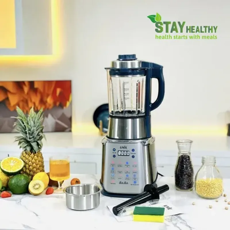 🌰 Máy làm sữa hạt UNIE V9S – Sữa mịn, cháo nhừ, không cần lọc 785583
