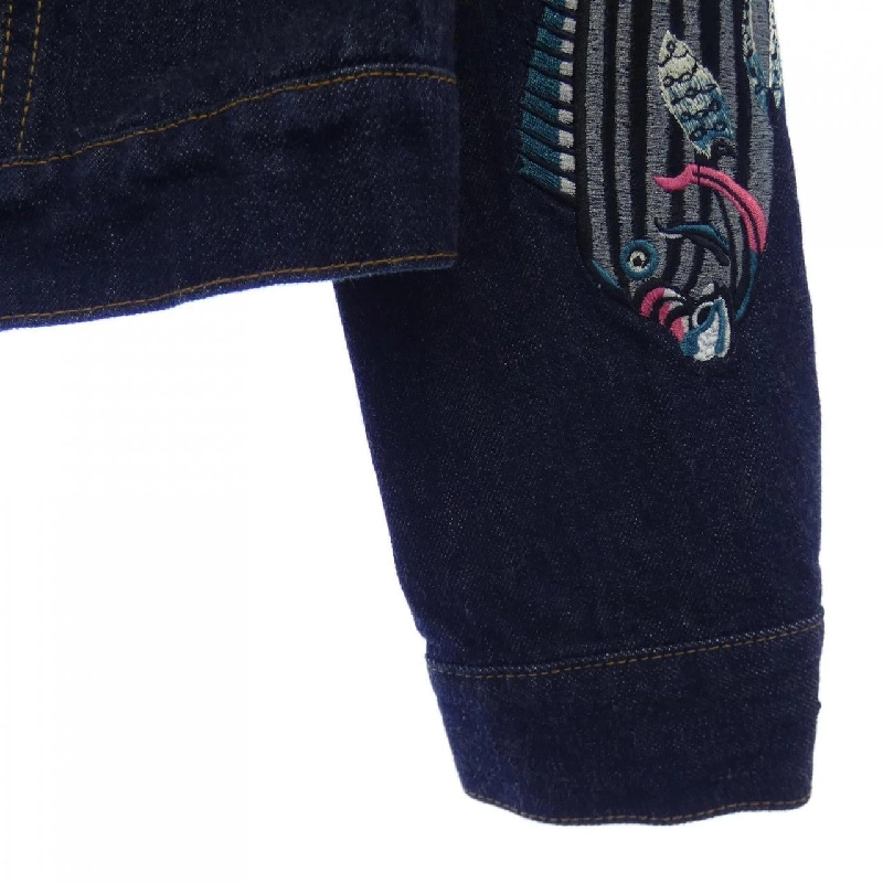 Jacket denim ear PAPILLONNER - Hàng hiệu Authentic 826382