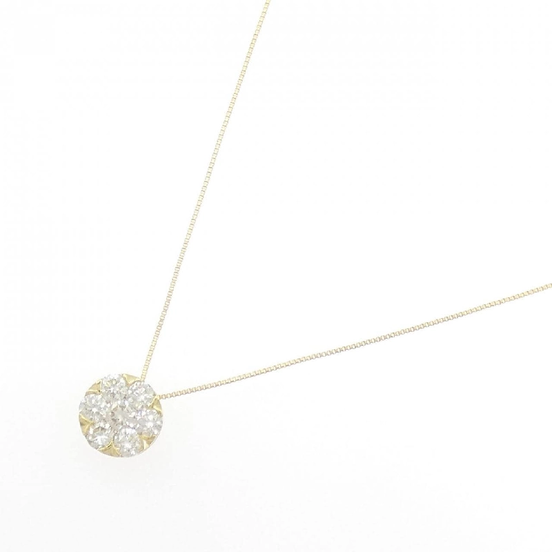 K18YG Hoa Kim Cương Dây Chuyền 1.00CT - Hàng hiệu Chính hãng 857008