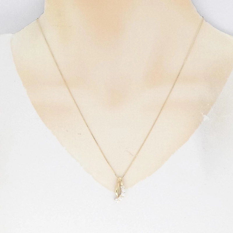 K18YG Dây chuyền kim cương 0.39CT - Hàng hiệu Chính hãng 868845